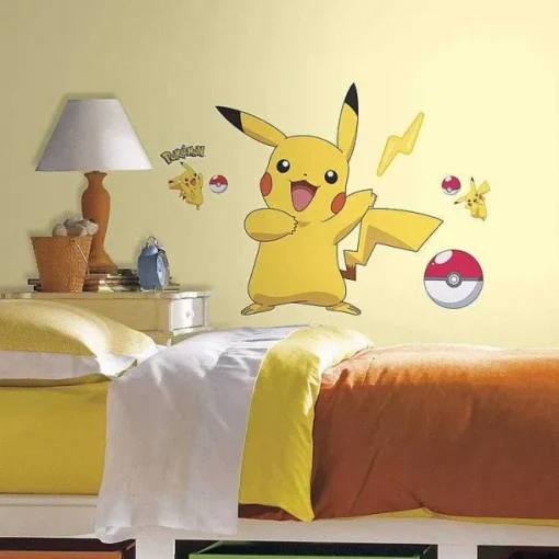 Pkm.store Sonstiges Merchandise-Pikachu Wand Sticker Aufkleber