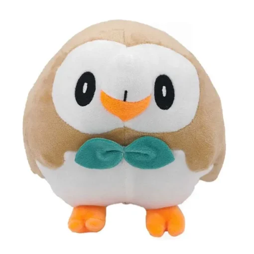 Pkm.store Pokemon Kuscheltiere-Pluschfigur Pokemon Rowlet Bauz, Ca. 17 Cm