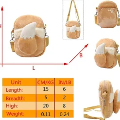 Pkm.store Sonstiges Merchandise-Pluschige Taschen Und Rucksäcke Mit Pokemon Motiven