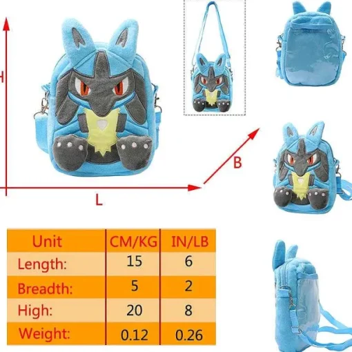 Pkm.store Rucksäcke & Taschen-Pluschige Taschen Und Rucksäcke Mit Pokemon Motiven