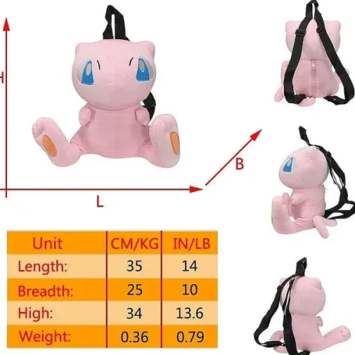 Pkm.store Rucksäcke & Taschen-Pluschige Taschen Und Rucksäcke Mit Pokemon Motiven