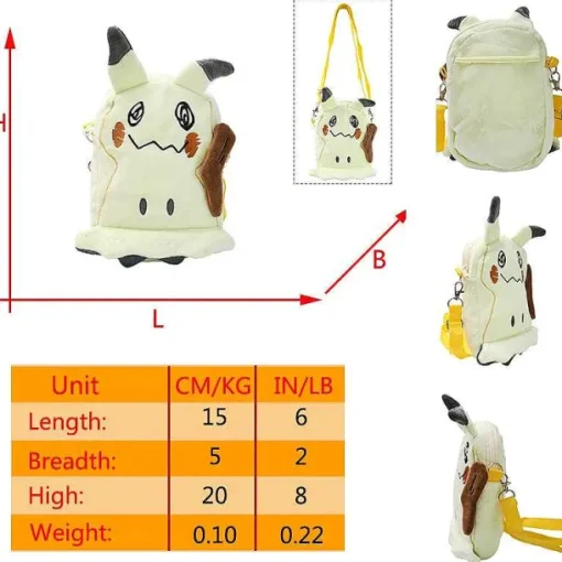Pkm.store Rucksäcke & Taschen-Pluschige Taschen Und Rucksäcke Mit Pokemon Motiven