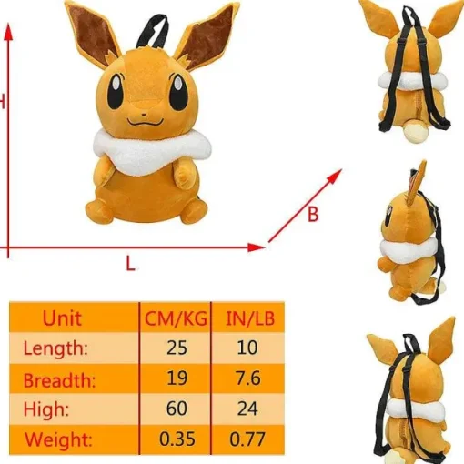 Pkm.store Rucksäcke & Taschen-Pluschige Taschen Und Rucksäcke Mit Pokemon Motiven