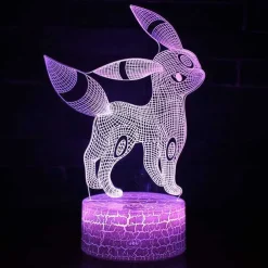 Pkm.store Pokemon Lampen & Nachtlichter-Pocket Monster Nachtara Umbreon 3D Lampe