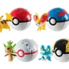 Pkm.store Pokemon Spielzeug-Poke Ball Set Mit 12 Stk. Pokebällen Und Pokemon Figuren