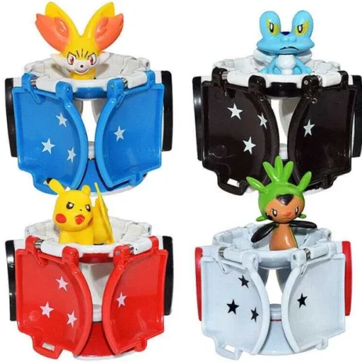 Pkm.store Pokemon Spielzeug-Poke Ball Set Mit 12 Stk. Pokebällen Und Pokemon Figuren