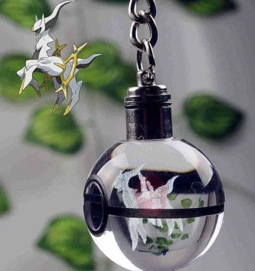 Pkm.store Sonstiges Merchandise-Pokeball Anhanger Mit Pokemon Motiven Und Farbwechsel