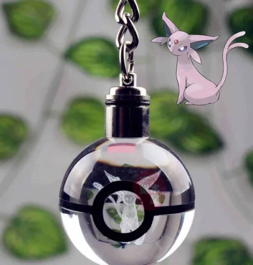 Pkm.store Sonstiges Merchandise-Pokeball Anhanger Mit Pokemon Motiven Und Farbwechsel