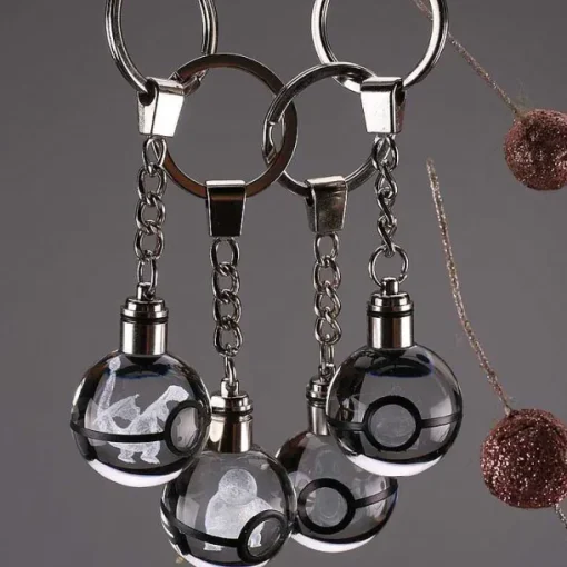 Pkm.store Sonstiges Merchandise-Pokeball Anhanger Mit Pokemon Motiven Und Farbwechsel
