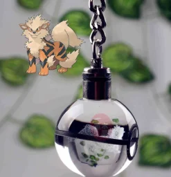 Pkm.store Sonstiges Merchandise-Pokeball Anhanger Mit Pokemon Motiven Und Farbwechsel