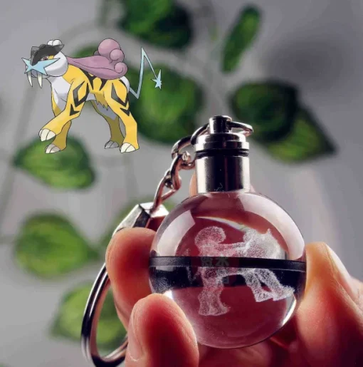 Pkm.store Sonstiges Merchandise-Pokeball Anhanger Mit Pokemon Motiven Und Farbwechsel