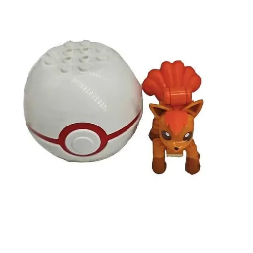 Pkm.store Pokemon Spielzeug-Pokeball Baustein Mit Pokemon Figur - Verschiedene Motive