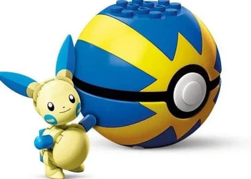 Pkm.store Pokemon Spielzeug-Pokeball Baustein Mit Pokemon Figur - Verschiedene Motive