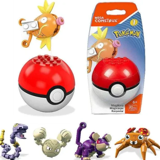 Pkm.store Pokemon Spielzeug-Pokeball Baustein Mit Pokemon Figur - Verschiedene Motive
