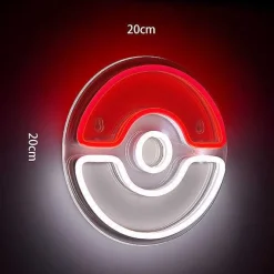 Pkm.store Sonstiges Merchandise-Pokeball Led Neonlicht Lampe