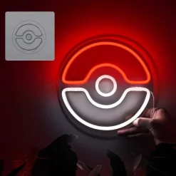 Pkm.store Sonstiges Merchandise-Pokeball Led Neonlicht Lampe