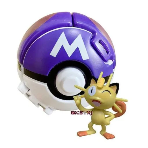 Pkm.store Pokeball & Pokebälle-Pokeball Mit Figur - Viele Verschiedene Motive Zur Auswahl