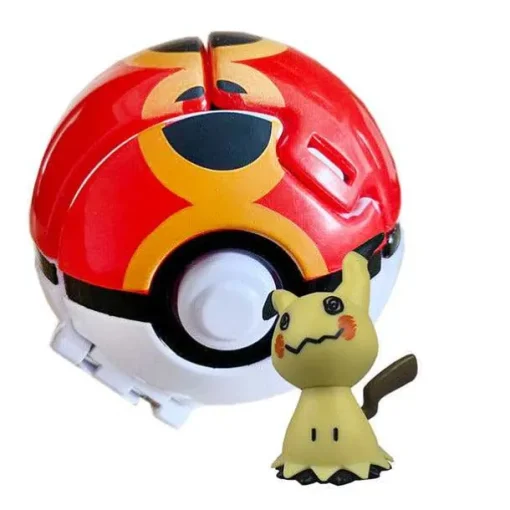 Pkm.store Pokeball & Pokebälle-Pokeball Mit Figur - Viele Verschiedene Motive Zur Auswahl
