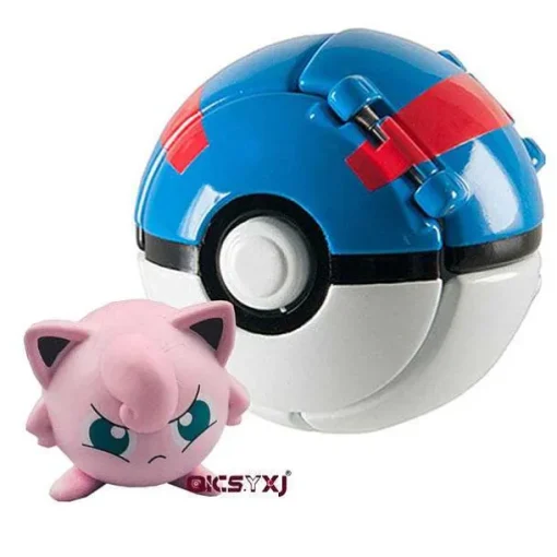 Pkm.store Pokeball & Pokebälle-Pokeball Mit Figur - Viele Verschiedene Motive Zur Auswahl