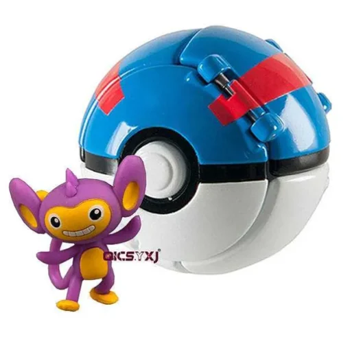 Pkm.store Pokeball & Pokebälle-Pokeball Mit Figur - Viele Verschiedene Motive Zur Auswahl