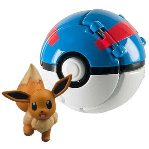 Pkm.store Pokeball & Pokebälle-Pokeball Mit Figur - Viele Verschiedene Motive Zur Auswahl