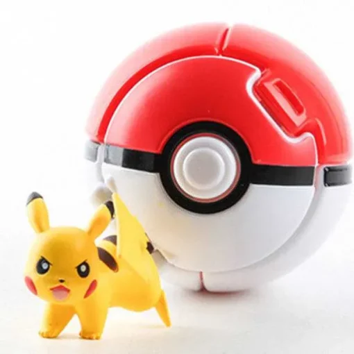 Pkm.store Pokeball & Pokebälle-Pokeball Mit Figur - Viele Verschiedene Motive Zur Auswahl