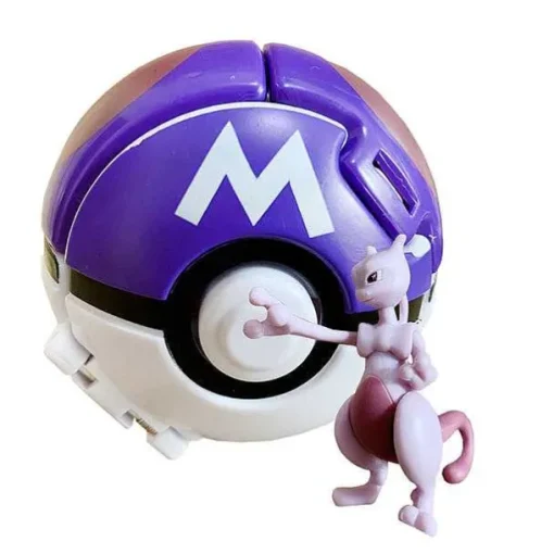 Pkm.store Pokeball & Pokebälle-Pokeball Mit Figur - Viele Verschiedene Motive Zur Auswahl