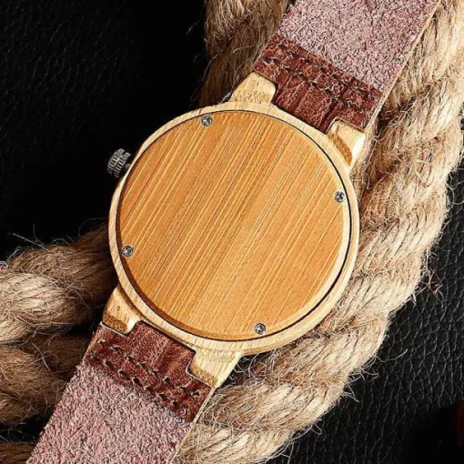 Pkm.store Uhren Und Wecker-Pokeball Pokemon Bambus Holz Armbanduhr
