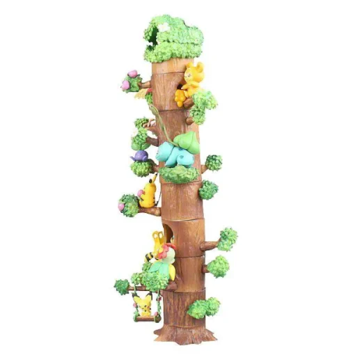 Pkm.store Pokemon Figuren-Pokemon 8 Figuren Baumhaus Figuren Set