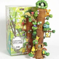 Pkm.store Pokemon Figuren-Pokemon 8 Figuren Baumhaus Figuren Set