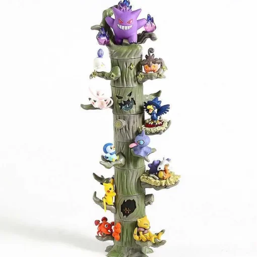 Pkm.store Pokemon Figuren-Pokemon 8 Figuren Baumhaus Figuren Set