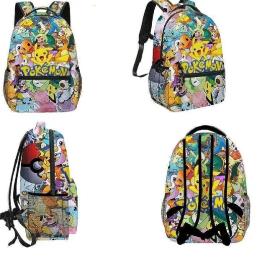 Pkm.store Rucksäcke & Taschen-Pokemon All Over Pikachu Print Rucksack