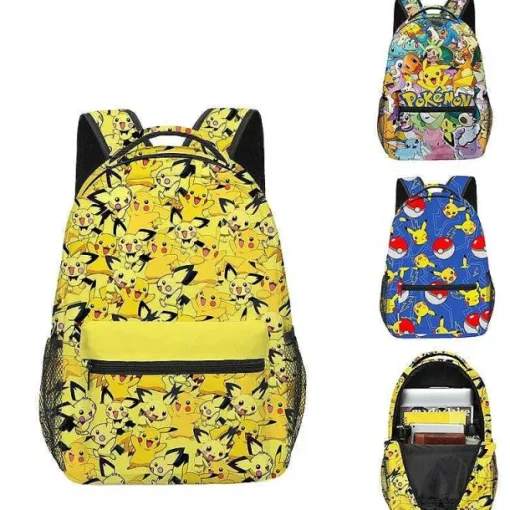 Pkm.store Rucksäcke & Taschen-Pokemon All Over Pikachu Print Rucksack