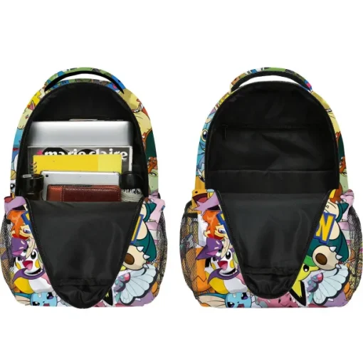 Pkm.store Rucksäcke & Taschen-Pokemon All Over Pikachu Print Rucksack