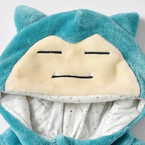 Pkm.store Herbst & Winter-Pokemon Baby Pyjama Schlafanzug Im Susen Relaxo Snorlax Look