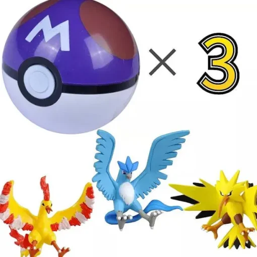Pkm.store Pokemon Figuren-Pokemon Ball Mit Figur - Viele Motive