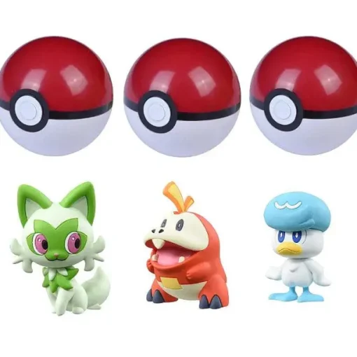Pkm.store Pokemon Figuren-Pokemon Ball Mit Figur - Viele Motive