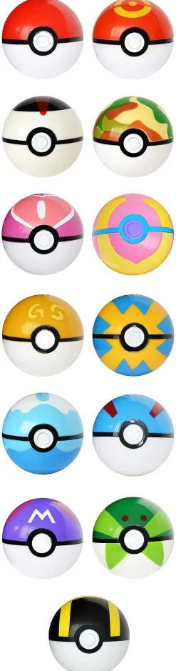 Pkm.store Pokemon Spielzeug-Pokemon Ball Set 12 Stk. Pokebälle Mit 24 Pokemon Figuren
