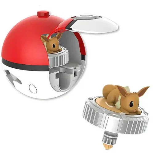 Pkm.store Pokeball & Pokebälle-Pokemon Ball Spinning Spielzeug Pokeball Mit Figur