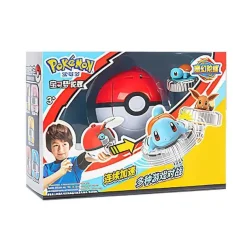 Pkm.store Pokeball & Pokebälle-Pokemon Ball Spinning Spielzeug Pokeball Mit Figur