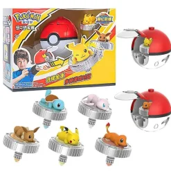 Pkm.store Pokeball & Pokebälle-Pokemon Ball Spinning Spielzeug Pokeball Mit Figur
