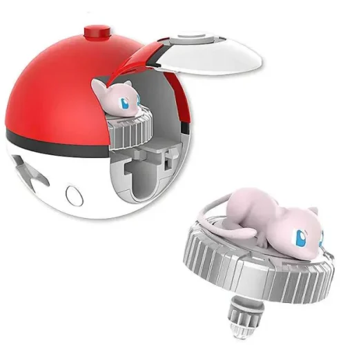 Pkm.store Pokeball & Pokebälle-Pokemon Ball Spinning Spielzeug Pokeball Mit Figur