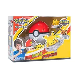 Pkm.store Pokeball & Pokebälle-Pokemon Ball Spinning Spielzeug Pokeball Mit Figur