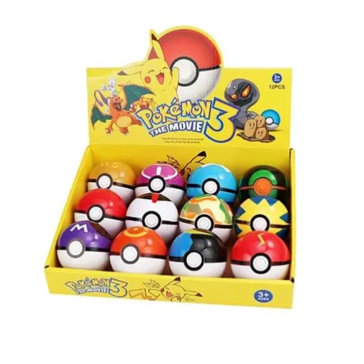 Pkm.store Pokeball & Pokebälle-Pokemon Balle Mit Figuren - Verschiedene Boxen
