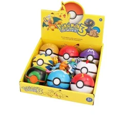 Pkm.store Pokeball & Pokebälle-Pokemon Balle Mit Figuren - Verschiedene Boxen