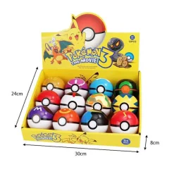 Pkm.store Pokeball & Pokebälle-Pokemon Balle Mit Figuren - Verschiedene Boxen
