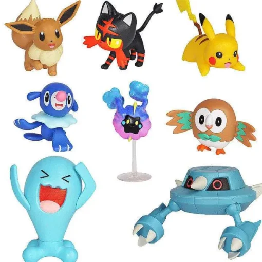 Pkm.store Pokemon Spielzeug-Pokemon Battle Pack Spielzeug Set Mit Je 8 Figuren