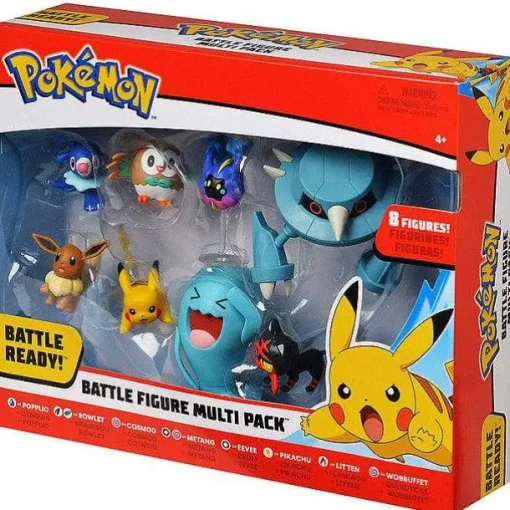 Pkm.store Pokemon Spielzeug-Pokemon Battle Pack Spielzeug Set Mit Je 8 Figuren