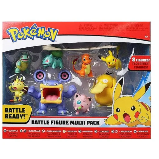 Pkm.store Pokemon Spielzeug-Pokemon Battle Pack Spielzeug Set Mit Je 8 Figuren