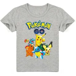 Pkm.store Sommer-Pokemon Baumwolle T-Shirt Fur Kinder - Viele Motive Und Farben